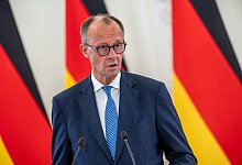 Kanzler Merz in Litauen - Michael Kappeler/dpa