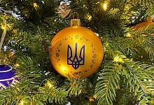 Weihnachtsbaum in Kiew - Ulf Mauder/dpa