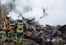 Brandruine - Boris Roessler/dpa