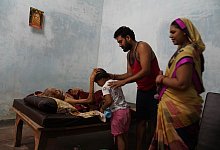 Tod in Varanasi - Anne-Sophie Galli/dpa