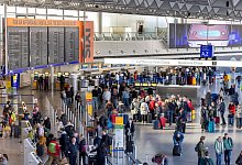Vor Verdi-Warnstreik an Flughafen Frankfurt - Helmut Fricke/dpa