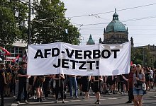 Demo gegen Rechts in Leipzig - Sebastian Willnow/dpa