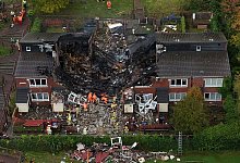Brand nach Explosion in Newcastle - Owen Humphreys/PA Wire/dpa