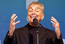 Demonstration anlässlich der Ausladung von Michel Friedman - Bernd Wüstneck/dpa