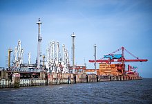 Geplantes LNG-Importterminal in Stade - Sina Schuldt/dpa