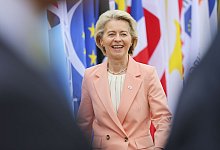 Ursula von der Leyen - Denis Balibouse/KEYSTONE/REUTERS/POOL/dpa