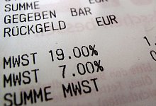 Umstellung der Mehrwertsteuer - Foto: picture alliance / dpa