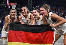 3x3-Basketballerinnen - Sina Schuldt/dpa