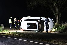 Unfall nach Verfolgungsfahrt auf A3 - Sascha Thelen/dpa
