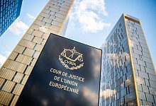 Der Europäische Gerichtshof im Europaviertel von Luxemburg. - Arne Immanuel Bänsch/dpa