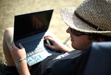 Notebook auf Reisen - Foto: Britta Pedersen