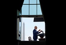 Joe Biden, Pr&auml;sident der USA, ist nach seiner Coronainfektion negativ getestet worden. - Evan Vucci/Pool AP/dpa