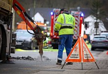 Gasleitung besch&auml;digt: Bewohner von 13 H&auml;usern m&uuml;ssen raus - Justin Brosch/ANC-NEWS/dpa