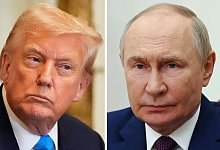 Donald Trump und Wladimir Putin - Mark Schiefelbein/Mihail Metzel/AP/Pool Sputnik Government via AP/dpa