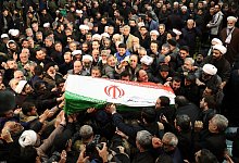 Trauerfeier - Foto: -/Office of the Iranian Supreme Leader/dpa