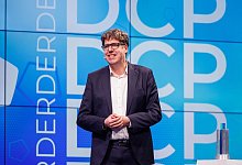 Michael Kellner ist bei der Verleihung des Deutschen Computerspielpreises 2022 als Laudator dabei. - Matthias Balk/dpa