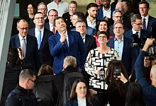 Koalitionsverhandlungen von Union und SPD abgeschlossen - Sebastian Christoph Gollnow/dpa