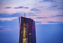 Die Zentrale der Europ&auml;ischen Zentralbank (EZB) steht in Frankfurt am Main. - Frank Rumpenhorst/dpa/Frank Rumpenhorst/dpa