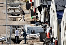 Migranten auf Lesbos vor Papst-Reise nach Griechenland - Panagiotis Balaskas/AP/dpa