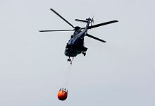 Waldbrand Gohrischheide - Daniel Wagner/dpa