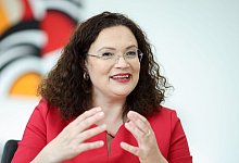 Andrea Nahles - Daniel Karmann/dpa/Archiv