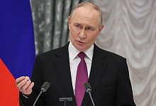 Russischer Präsident Wladimir Putin - Maxim Shipenkov/Pool EPA via AP/dpa