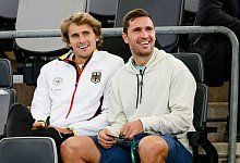 Alexander Zverev und Mischa Zverev - Frank Molter/dpa