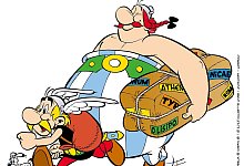 Asterix und Obelix reisen in neuem Comic nach Portugal - ASTERIX®- OBELIX®- IDEFIX®/© 2025 LES ÉDITIONS ALBERT RENE/GOSCINNY-UDERZO /dpa
