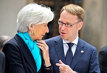Christine Lagarde und Jens Weidmann - Foto: Jan Woitas/dpa-Zentralbild/dpa