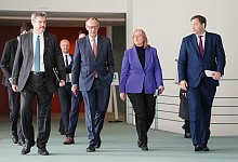 Parteichefs der Koalition - Kay Nietfeld/dpa