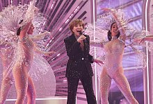 Paola als Gast beim Eurovision Song Contest Finale 2025 - Jens Büttner/dpa