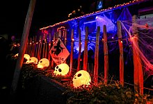 Halloween-Grusel-Haus in Mettmann - Christoph Reichwein/dpa