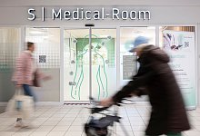 Telemedizin-Praxis in Kaufland-Center - Marijan Murat/dpa