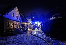 Wohnhausbrand in Gevelsberg - Feuerwehr Gevelsberg/dpa