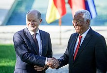 Bundeskanzler Scholz in Portugal - Kay Nietfeld/dpa