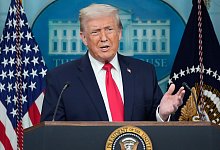 US-Pr&auml;sident Trump - Mark Schiefelbein/AP/dpa