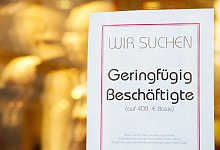 Minijob - Foto: Stefan Sauer/zb/dpa