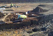 Ausgrabungsst&auml;tte - -/Oxford Archaeology/dpa