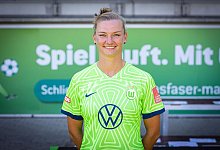 Wolfsburgs Alexandra Popp ist die Förderung der Bundesliga sogar wichtiger als das Thema Equal Pay. - Moritz Frankenberg/dpa