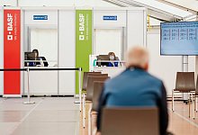 BASF-Impfzentrum - Foto: Uwe Anspach/dpa