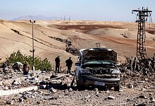 Trümmer eines Elektrizitätswerks - Baderkhan Ahmad/AP/dpa