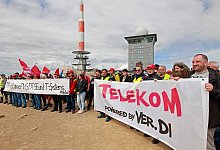 Bundesweite Warnstreiks der Telekom - Brocken - Matthias Bein/dpa