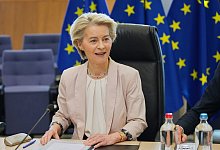 Automobilchefs treffen von der Leyen - Virginia Mayo/AP/dpa