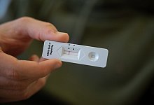 Corona-Schnelltest - Foto: Sebastian Gollnow/dpa