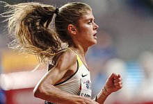 Langstreckenl&auml;uferin - Foto: Michael Kappeler/dpa