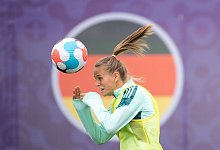 Hat es nicht rechtzeitig geschafft sich freizutesten und fehlt den DFB-Frauen im EM-Finale: Klara B&uuml;hl. - Sebastian Gollnow/dpa