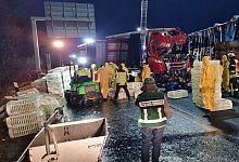 Mehrere Zusammenst&ouml;&szlig;e auf A2 - Foto: Fernando Martinez/TNN/dpa