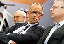 Wahlkampf CDU mit Kanzlerkandidat Merz - Christoph Reichwein/dpa