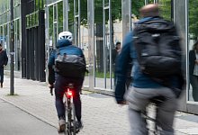 Mit dem Fahrrad zur Arbeit - Leonie Asendorpf/dpa