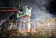 Dachstuhlbrand in Hagen - Alex Talash/dpa